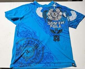 Men's Southpole Vintage 91 Graphic T-Shirt Blue XL Y2K